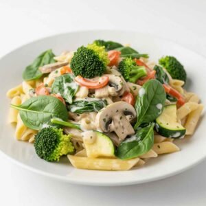 Vegetable Alfredo