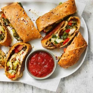 Vegetarian Stromboli/Calzone